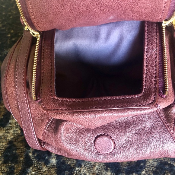 Kooba Mini Jonnie Leather Crossbody Bag in Chianti - Picture 3 of 7
